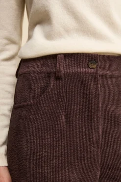 Pantalone Ampio in Velluto a Coste - T.MORO