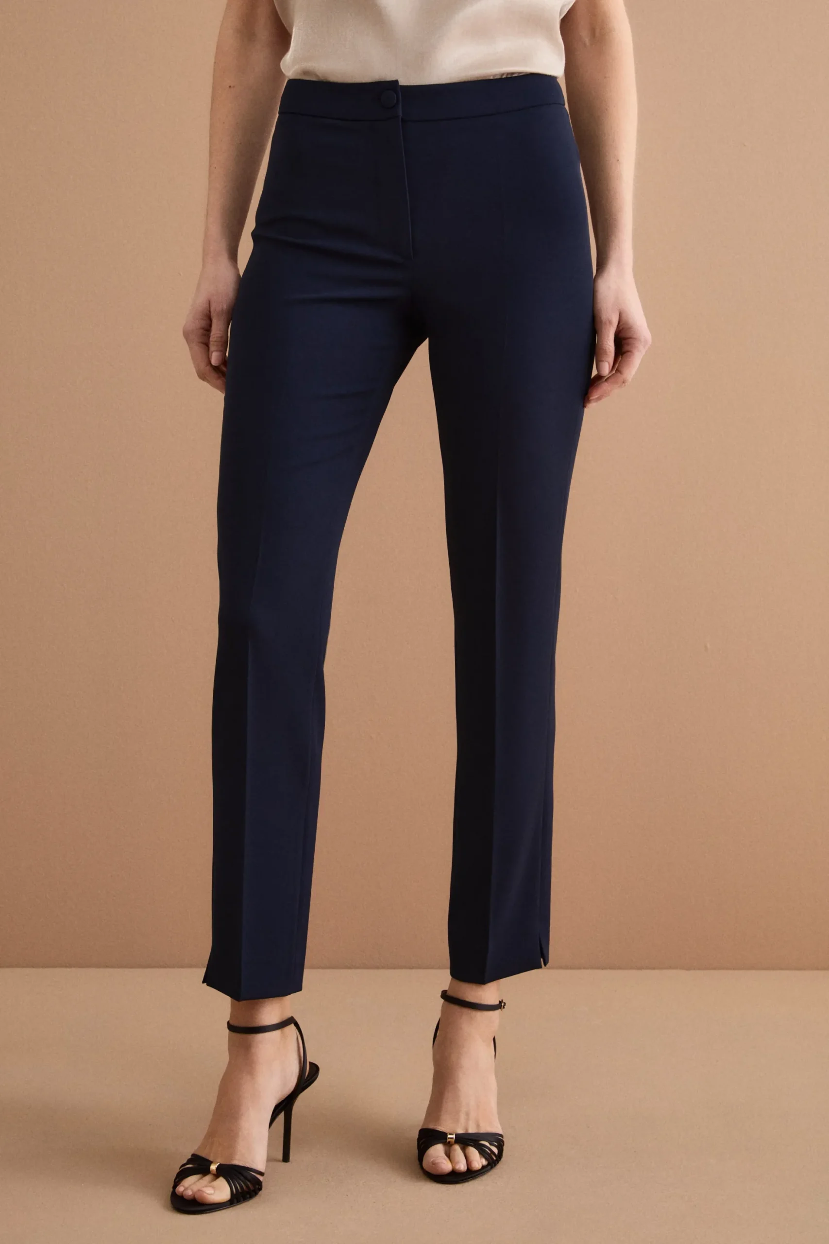 Pantalone a Sigaretta da Cerimonia in Cady - BLU