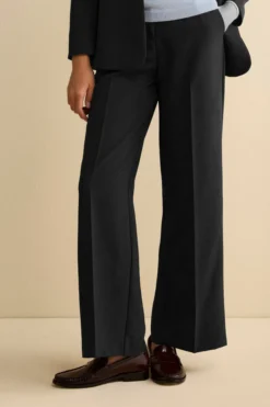 Pantalone Bistretch a Gamba Larga - NERO