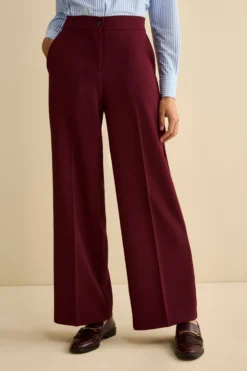 Pantalone Bistretch a Gamba Larga - BORDEAUX
