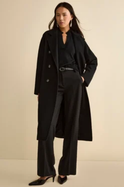 Pantalone Cady a Palazzo con Pieghe - NERO