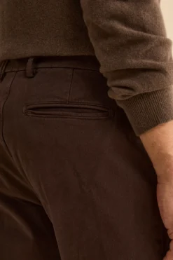 Pantalone Canvas Slim Fit in Cotone Stretch - T.MORO