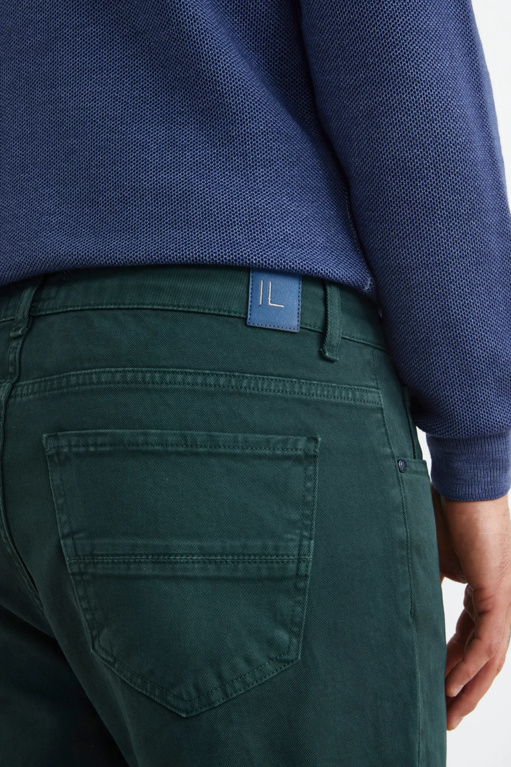 Pantalone Cinque Tasche Regular Fit - VERDONE