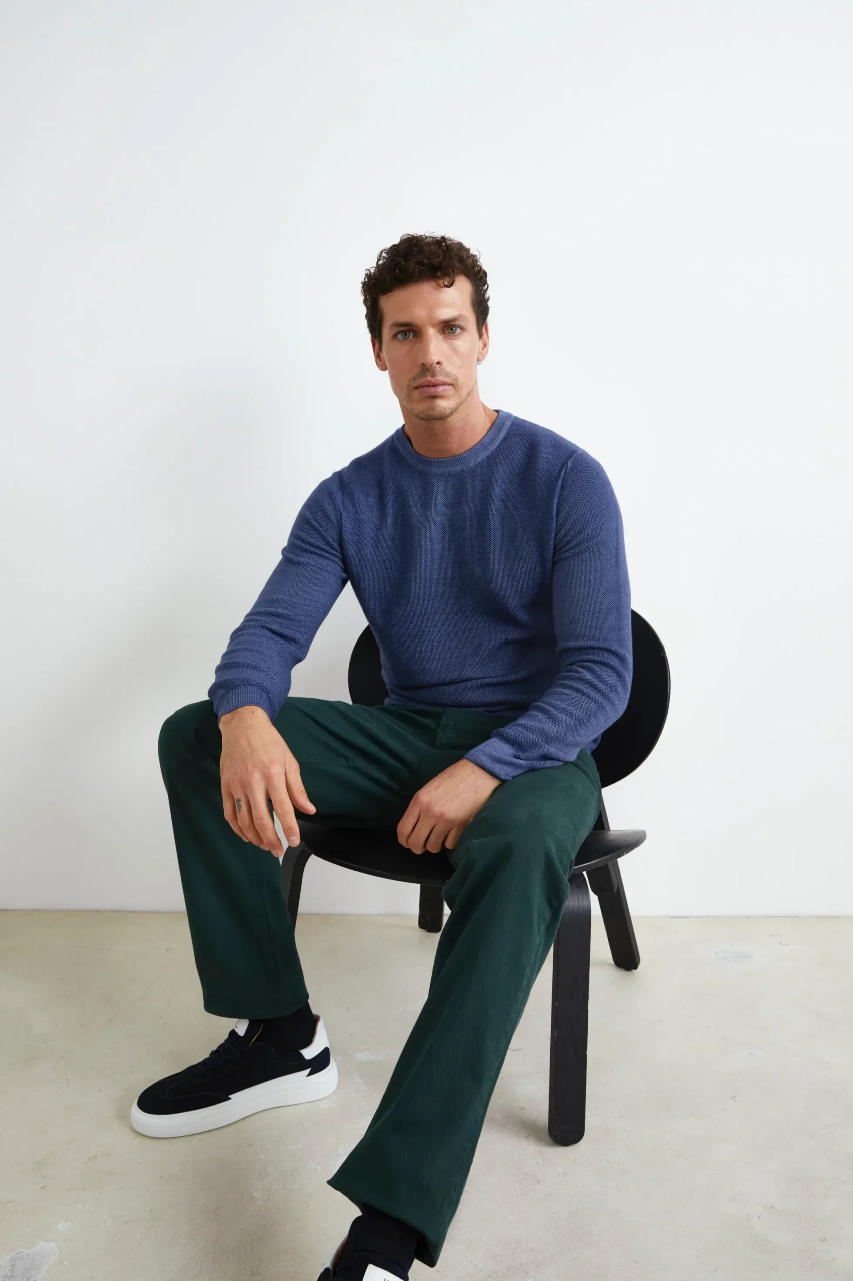 Pantalone Cinque Tasche Regular Fit - VERDONE