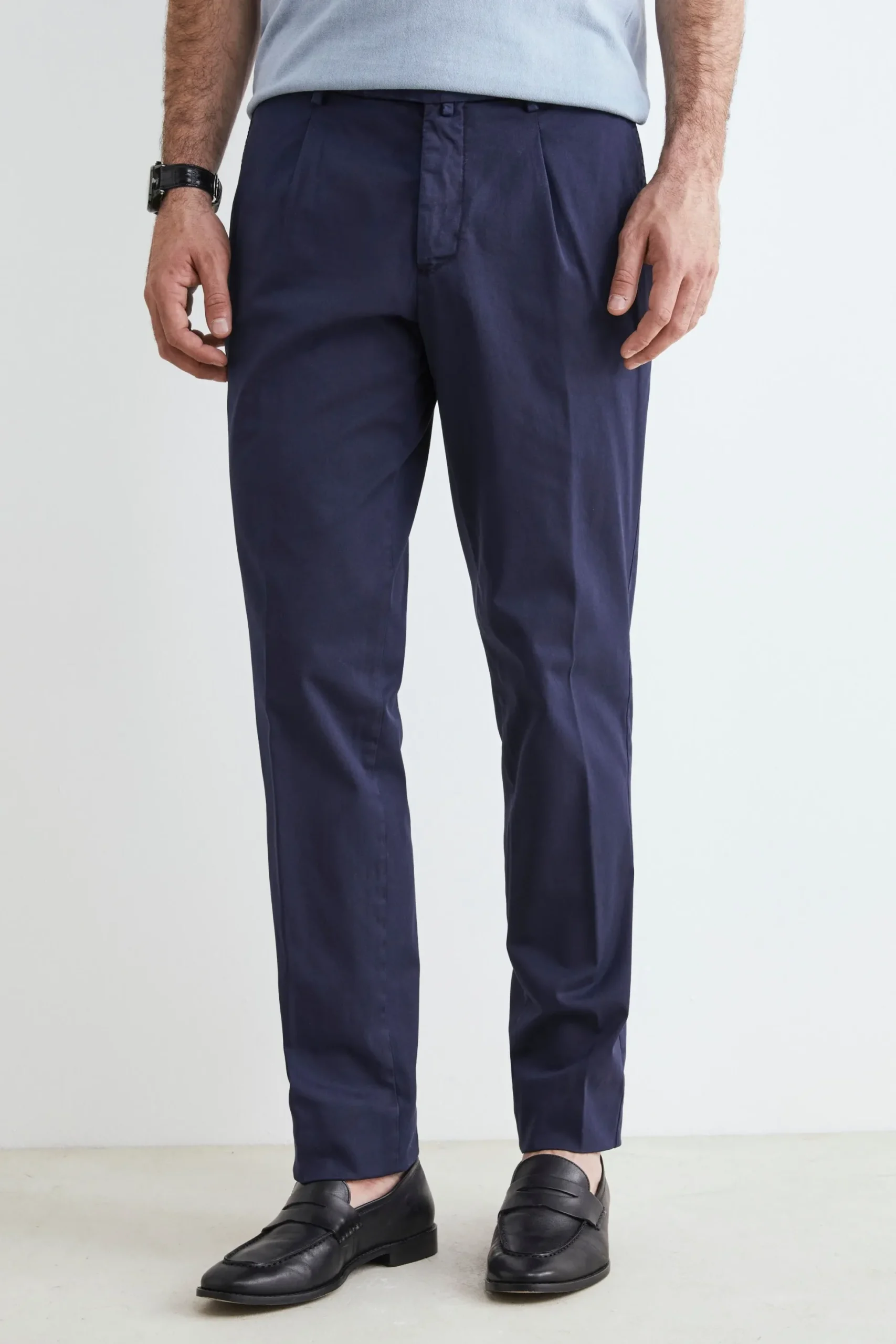 Pantalone classico uomo - BLU APERTO