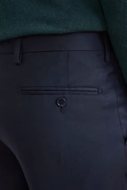 Pantalone Comfort in Lana - BLU