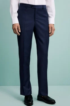 Pantalone da Cerimonia in Lana Vergine Drop 4 - BLU