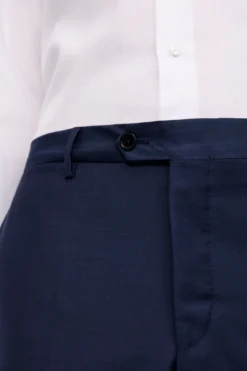 Pantalone da Cerimonia in Lana Vergine Drop 6 - BLU