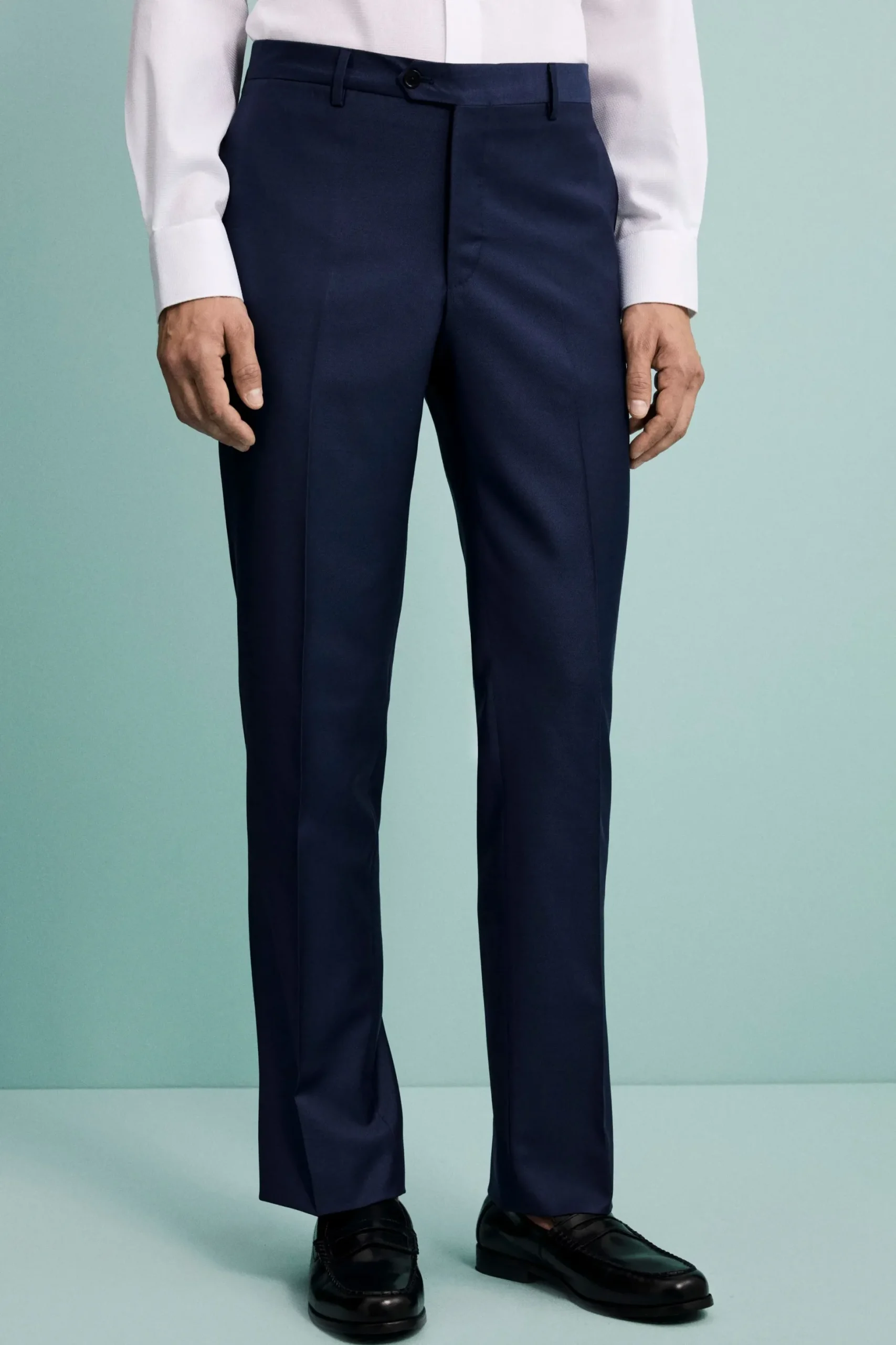 Pantalone da Cerimonia in Lana Vergine Drop 8 - BLU