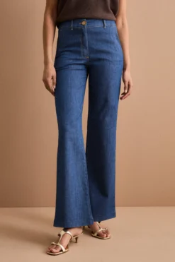Pantalone Denim Straight in Misto Cotone - JEANS