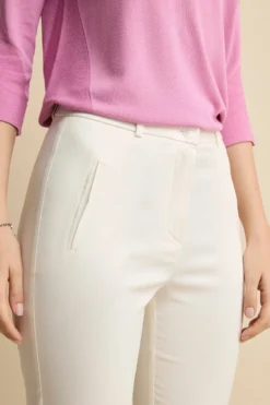 Pantalone elasticizzato - BIANCO