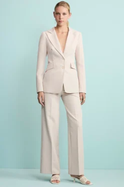 Pantalone Elegante a Gamba Larga - SABBIA