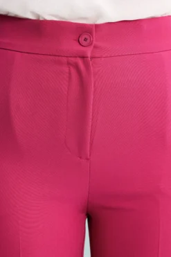 Pantalone Elegante a Gamba Larga - CICLAMINO