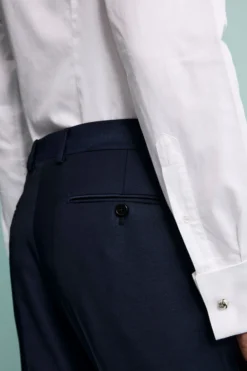 Pantalone elegante drop 8 - BLU