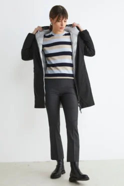 Pantalone elegante grigio da donna - GRIGIO