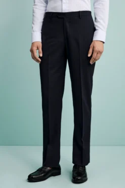 Pantalone Elegante in Lana Vergine Drop 4 - BLU