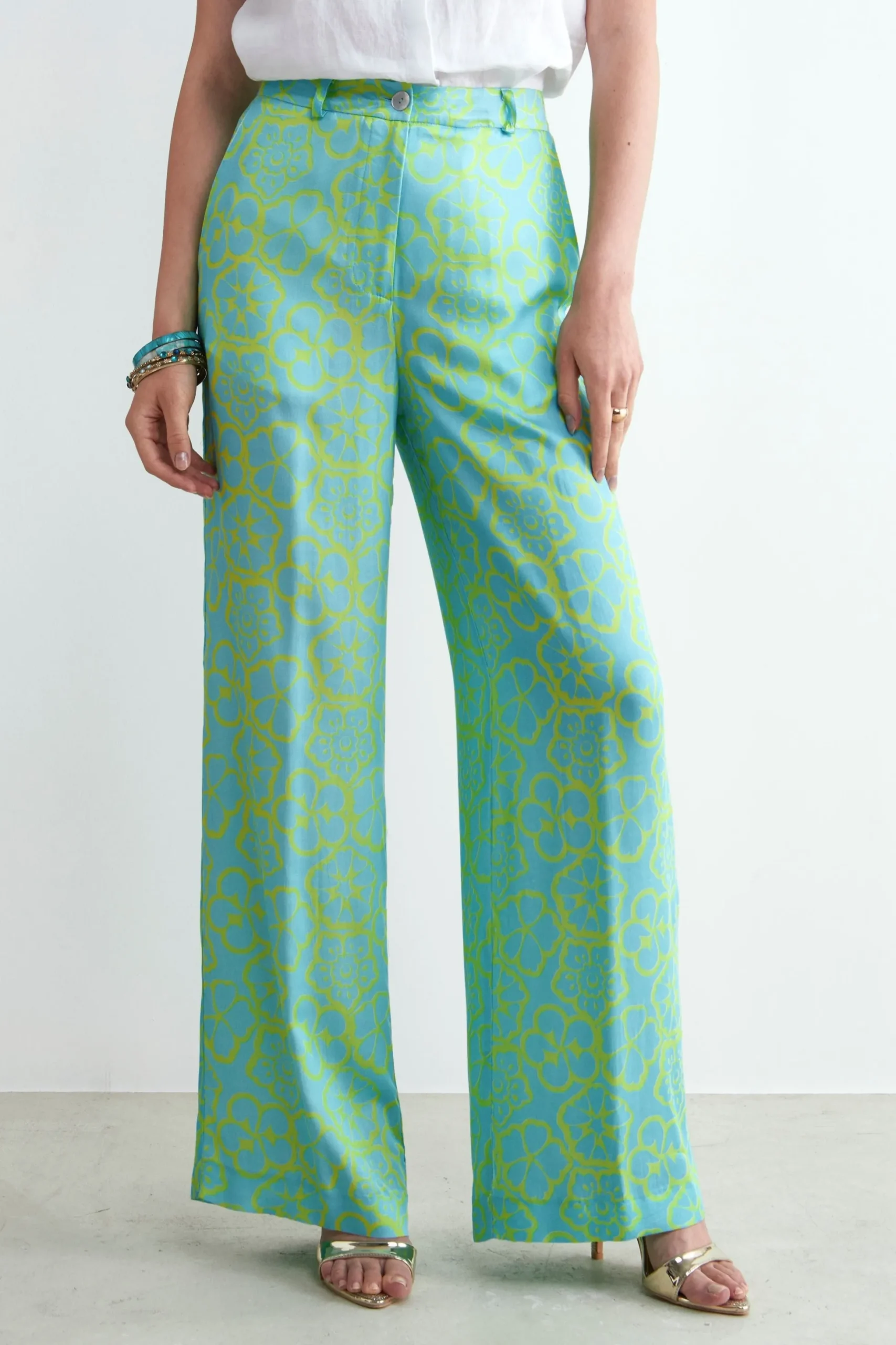 Pantalone Fantasia a Palazzo - FANT. TURCHESE