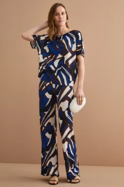 Pantalone Fantasia da Cerimonia in Jersey - FANT. BLU