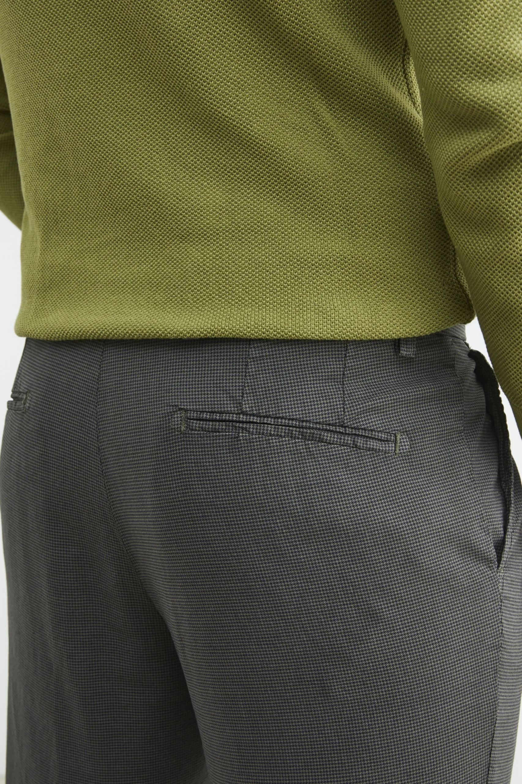 Pantalone fantasia in cotone - VERDE
