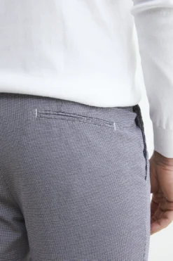 Pantalone fantasia in cotone - SABBIA