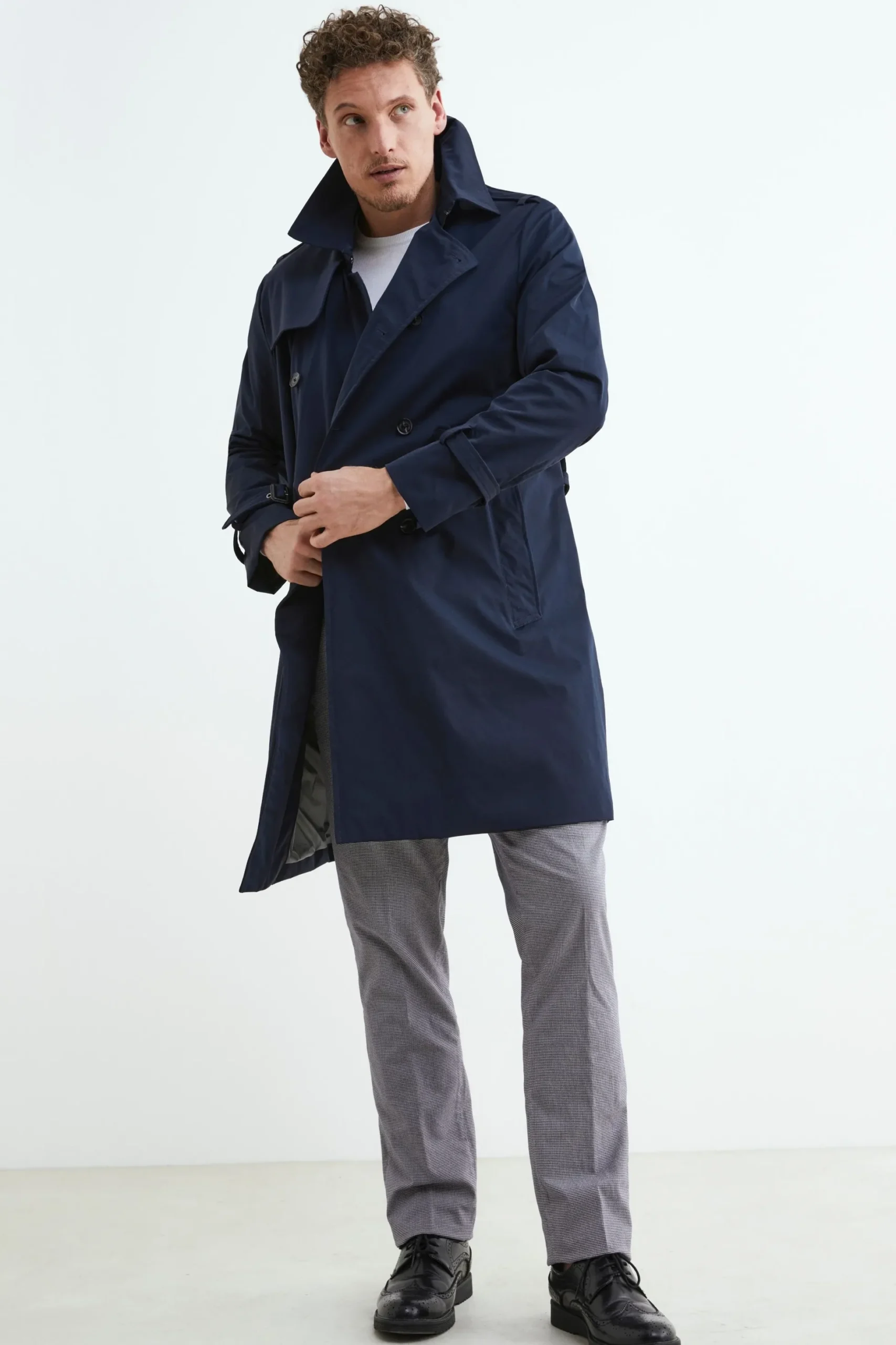 Pantalone fantasia in cotone - SABBIA