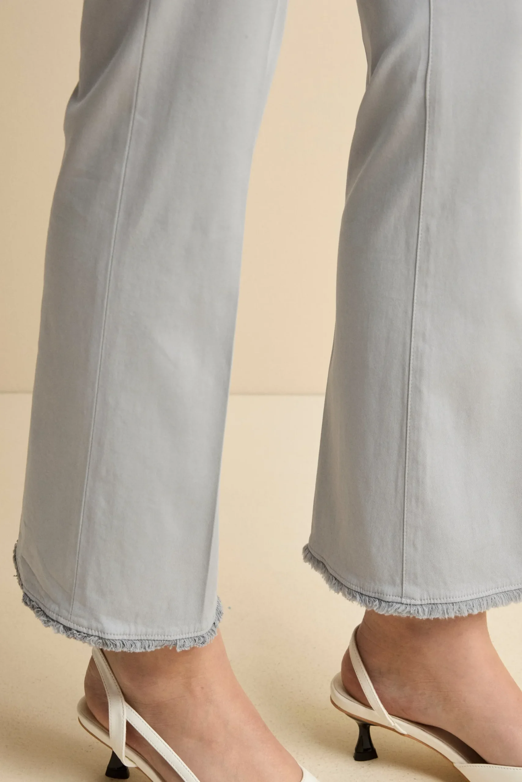 Pantalone Flare in Gabardina - PERLA