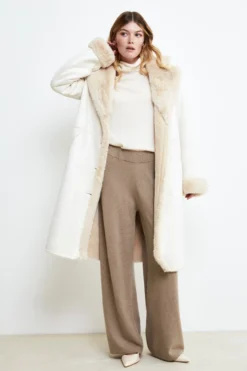 Pantalone in lana e cashmere - CORTECCIA