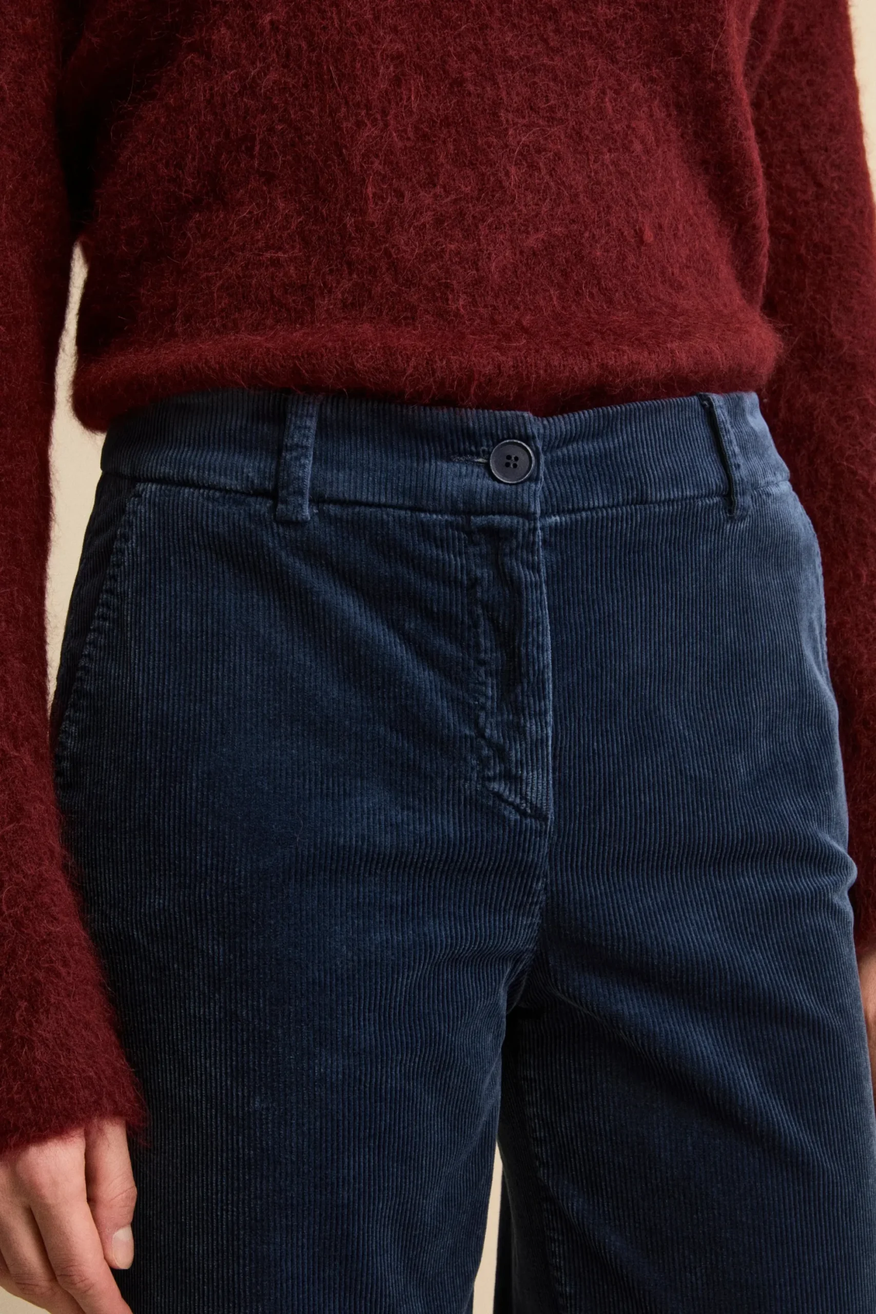 Pantalone in Velluto a Gamba Larga - ARTICO