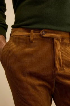 Pantalone in Velluto Regular Fit - MIELE