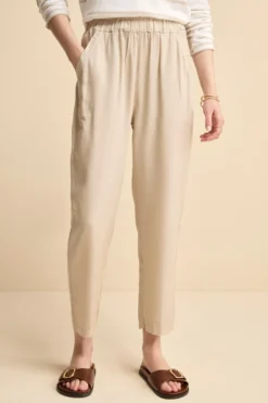 Pantalone Morbido in Tencel - SABBIA