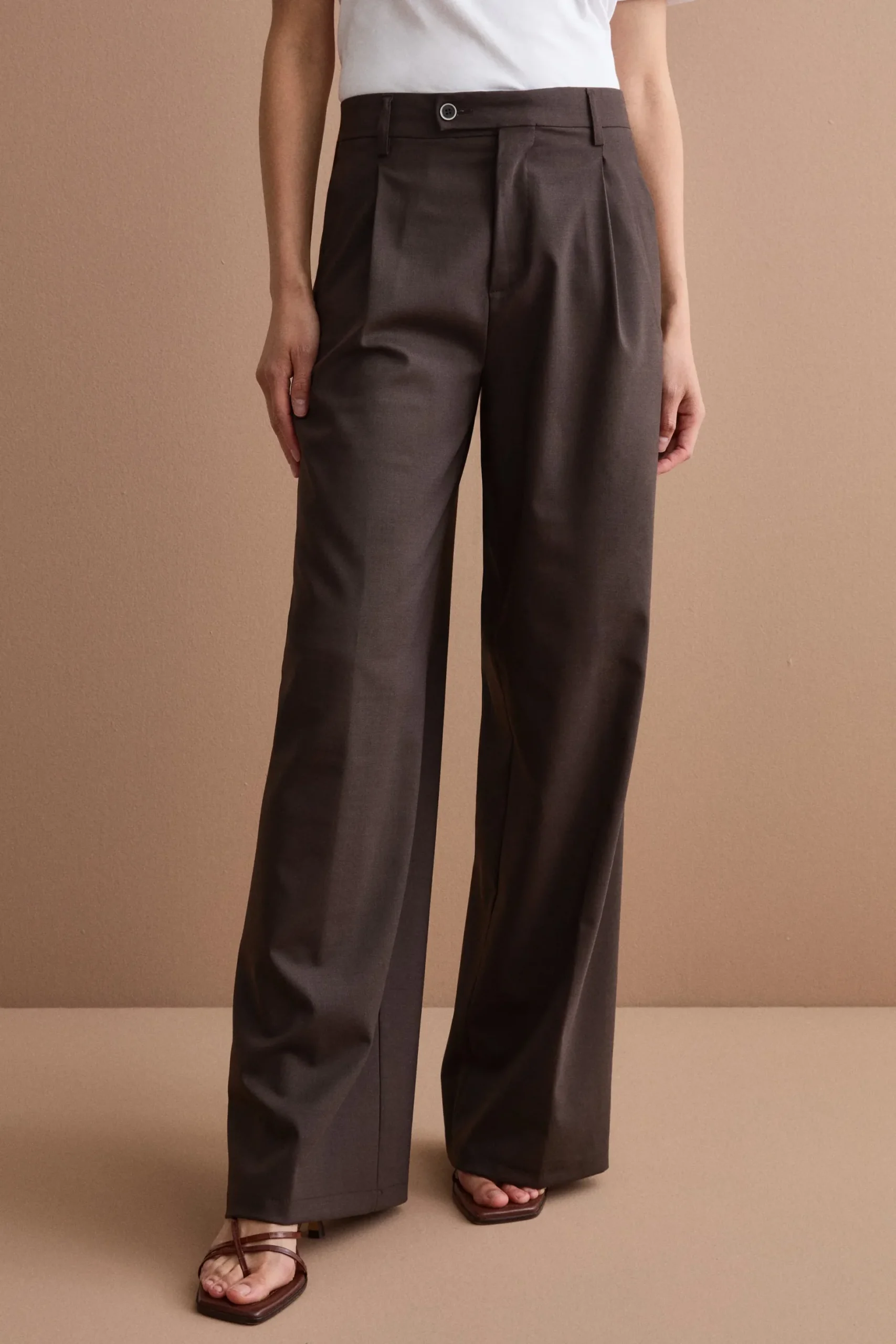 Pantalone Palazzo da Cerimonia in Lana Vergine - T.MORO