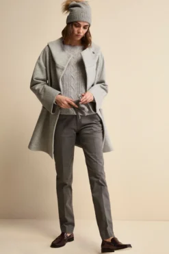 Pantalone Regular Fit con Elastico - GRIGIO