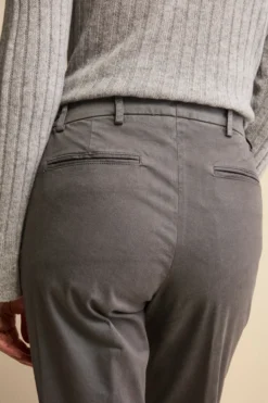 Pantalone Regular Fit con Elastico - GRIGIO