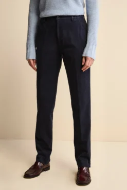 Pantalone Regular Fit con Elastico - BLU