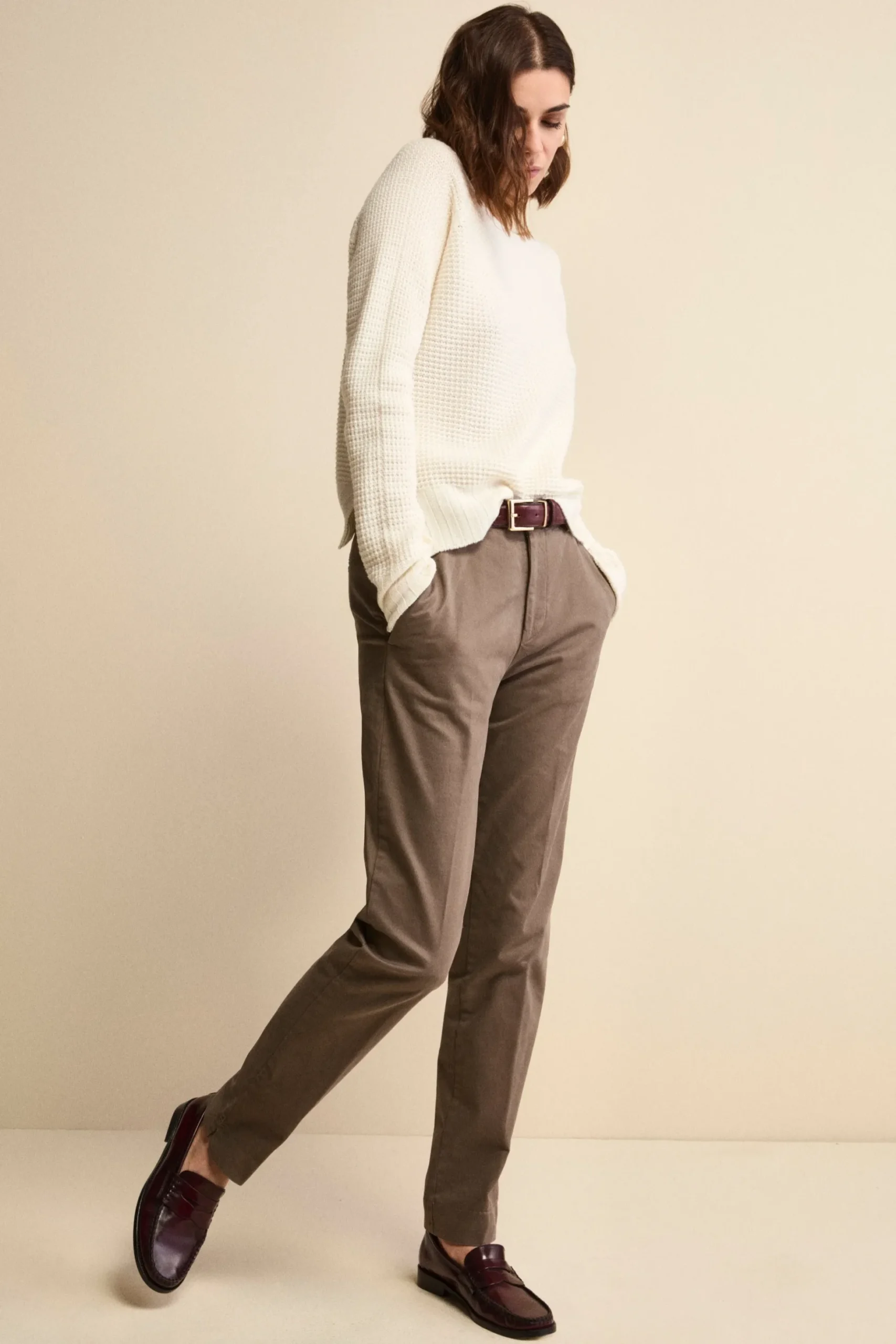 Pantalone Regular Fit con Elastico - FANGO