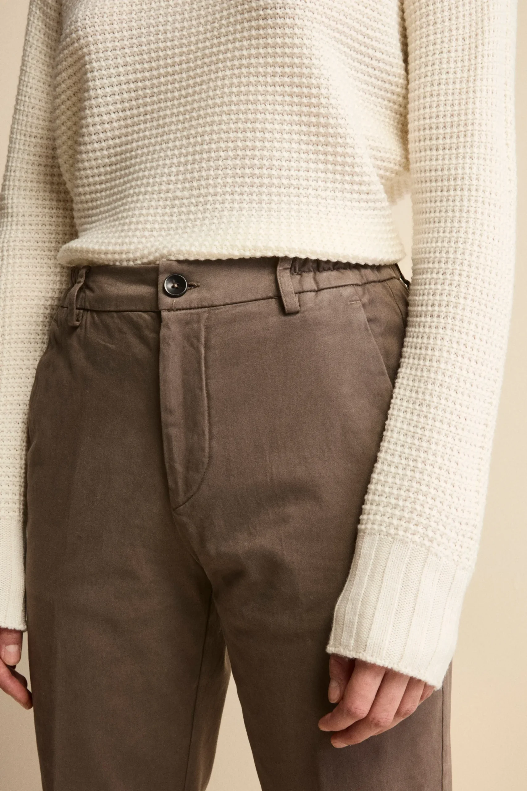 Pantalone Regular Fit con Elastico - FANGO