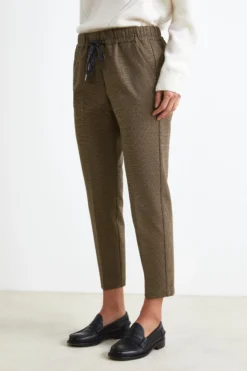 Pantalone Sigaretta Con Coulisse - P/P CAMMELLO
