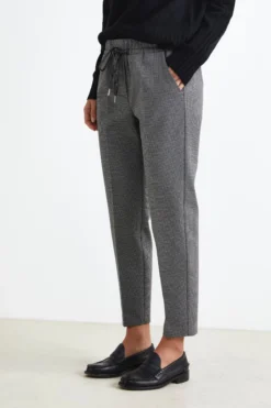 Pantalone Sigaretta Con Coulisse - P/POULE GRIGIO