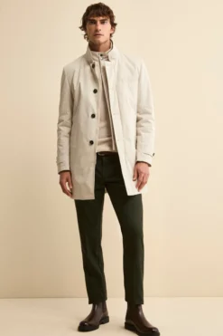 Pantalone Slim Fit in Fantasia - P/P VERDE