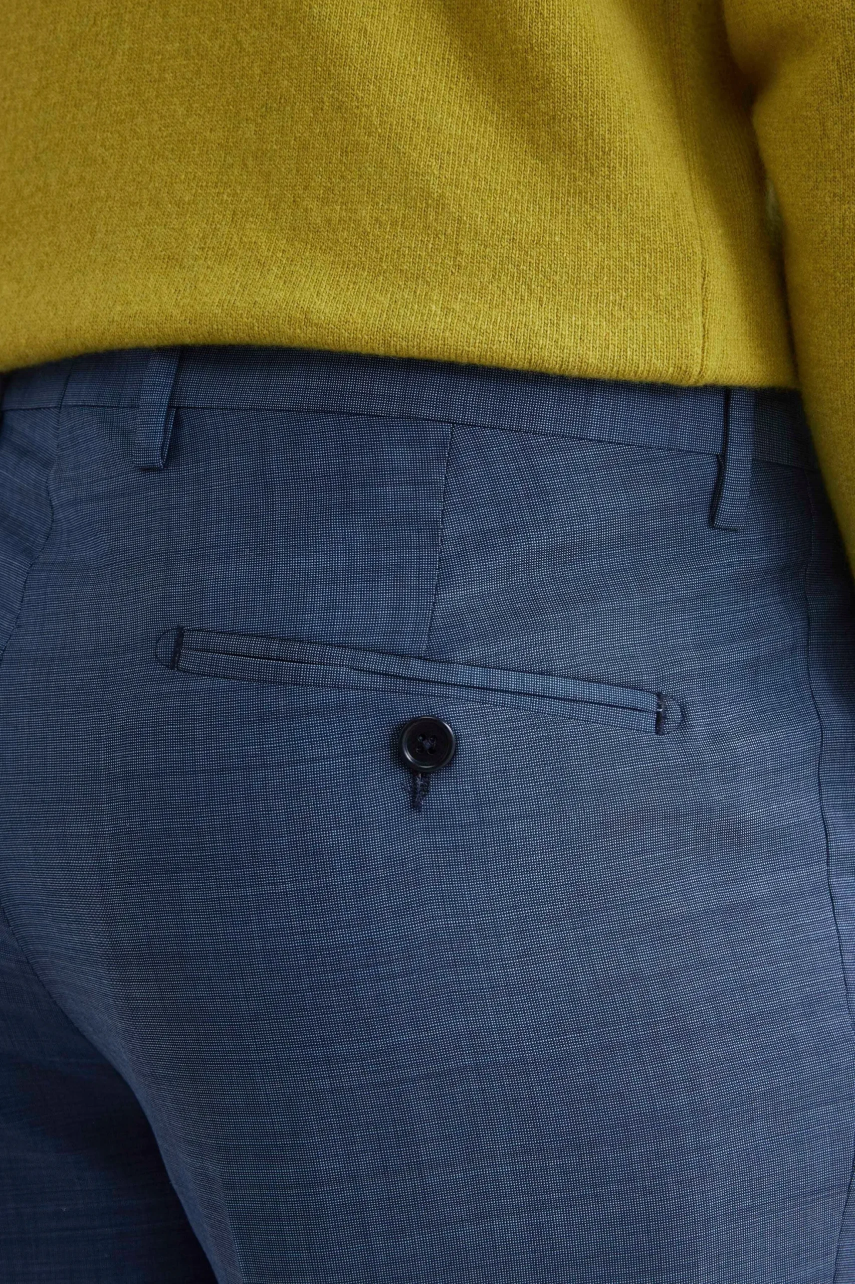 Pantalone Slim Fit in Lana - AVIO