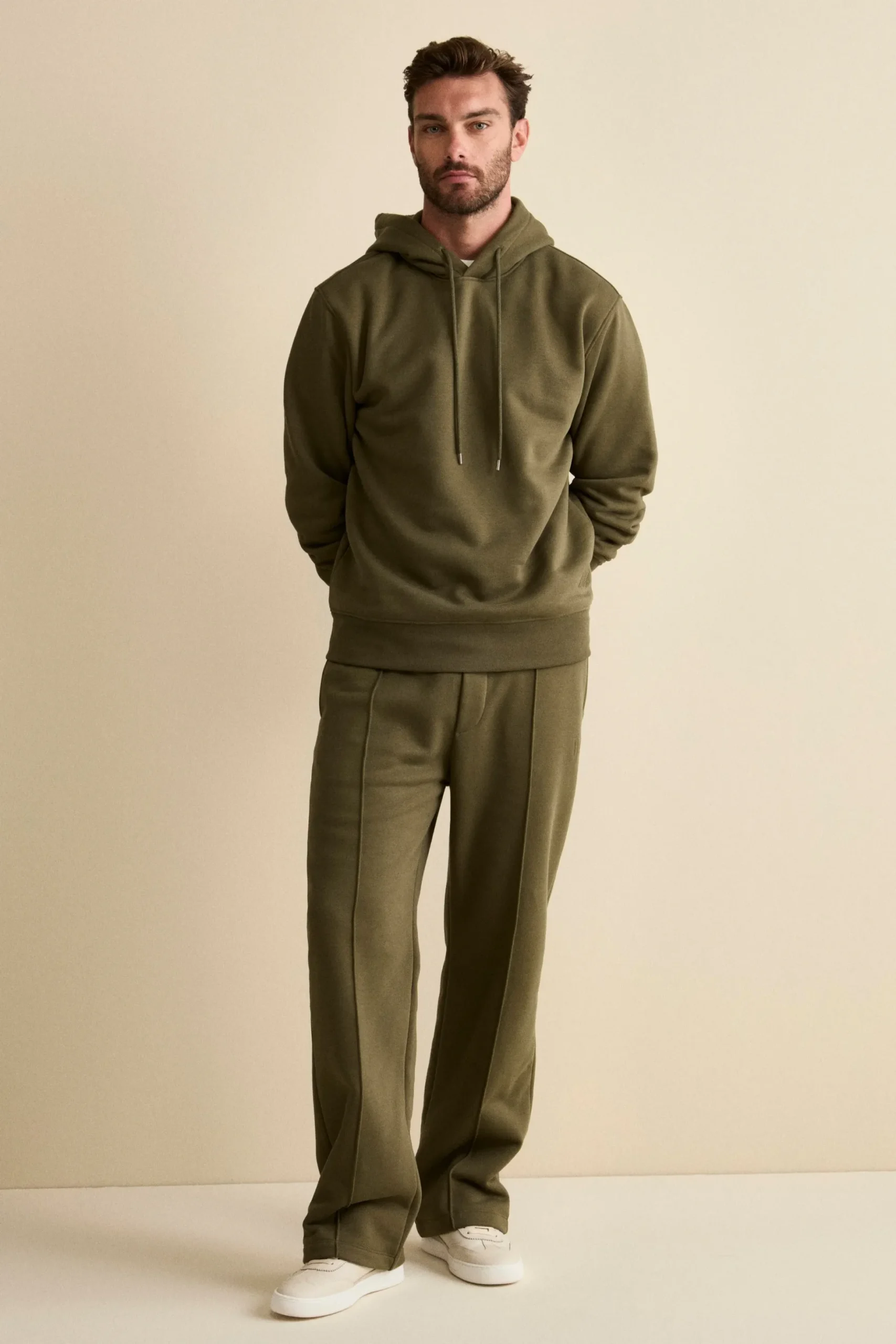 Pantalone Sportivo a Gamba Larga - MILITARE