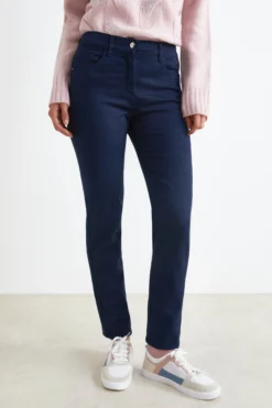 Pantalone Stretch Cinque Tasche - BLU