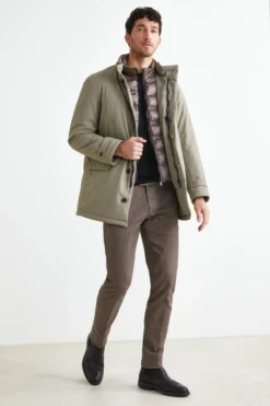 Pantalone Stretch in Gabardina - FANGO