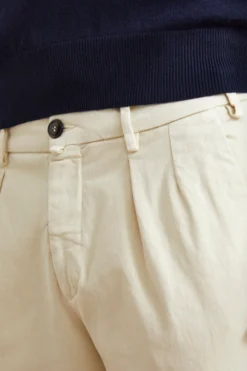 Pantalone Stretch Slim Fit - BIANCO