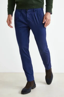 Pantalone Stretch Slim Fit - BLU