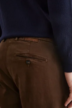 Pantalone Stretch Slim Fit - CACAO