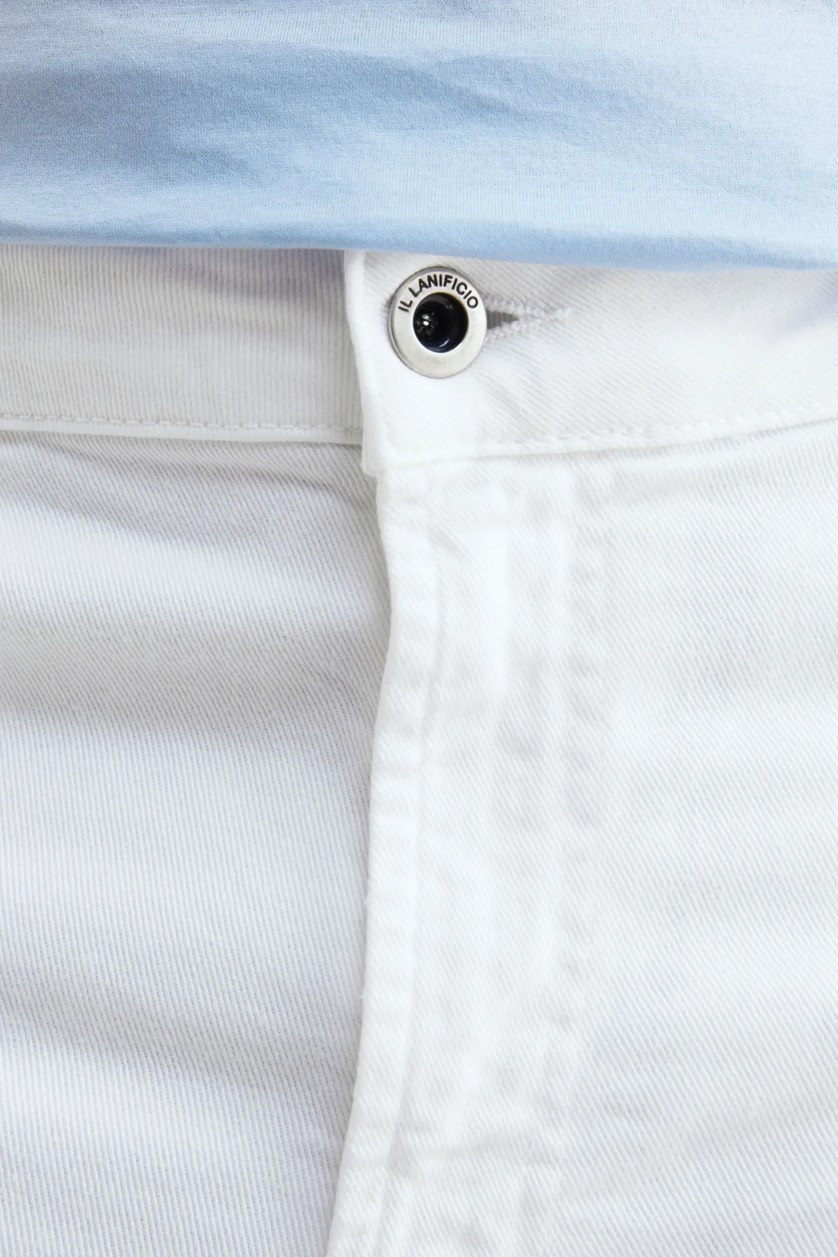Pantalone 5 tasche in cotone - BIANCO
