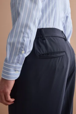 Pantalone Tecnico Slim Fit con Elastico - BLU