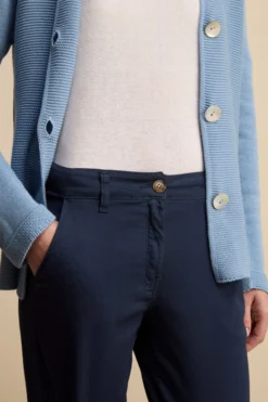 Pantalone Twill Regular Fit - BLU