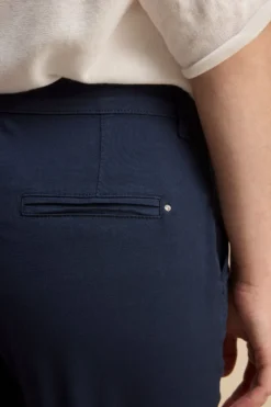 Pantalone Twill Regular Fit - BLU